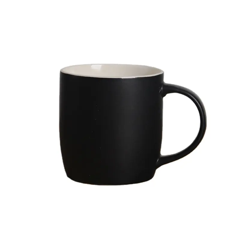 Простая белая фарфоровая кружка сплошная глазурная керамическая чашка с гравировкой чашка для кофе и чая, домашняя дешевая рекламная Подарочная чашка
