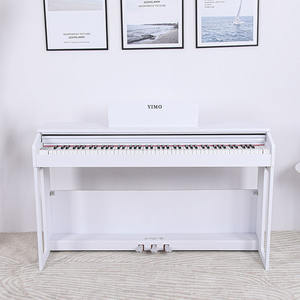 Piano numérique 88 touches clavier d'<span class=keywords><strong>action</strong></span> marteau couverture coulissante clavier de Piano examen professionnel YM-A801 d'apprentissage de la musique - Product Image 4