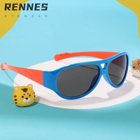 2025 haute qualité Double pont Aviation lunettes de soleil pour garçons filles UV 400 sport lunettes de soleil PC plastique à la mode de haute qualité