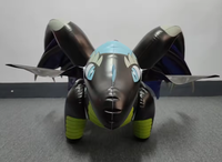 BeiLe Personnalisé Géant PVC Gonflable Publicité Volant Noir Dragon Jouet pour Enfant