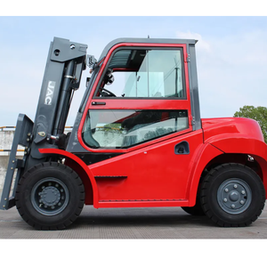 Chariot élévateur contrepoids diesel JAC CPCD80J 8T de haute qualité avec pneus pleins pour usine sidérurgique et opérations logistiques lourdes - Product Image 4