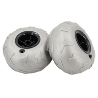 Roues à roulettes pneumatiques gonflables personnalisées de 7,5 pouces, pneus ballon de qualité supérieure, roues pneumatiques pour la plage, vente chaude