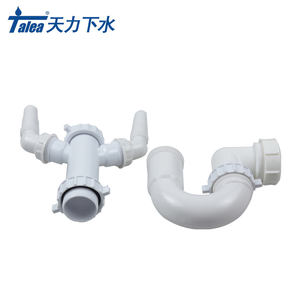 TALEA <span class=keywords><strong>Sifone</strong></span> e Trappola per Scarico Lavello Cucina Moderno con Tubo di Scarico Anti-Odore a Tenuta d'Acqua Bianco Diametro 40mm Facile Installazione - Product Image 4