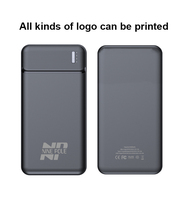 Logo de marque Charge rapide Power Bank haute capacité 20000mAh chargeur Mobile Portable avec boîte ménage support de sécurité Offres Spéciales