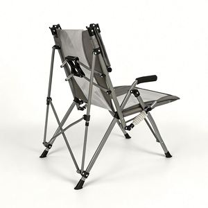 Silla de Camping Portátil Resistente con Estructura de Acero y Tela Oxford Plegable para Ocio al Aire Libre - Product Image 2