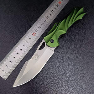 Couteau de poche tactique CJH420 440C, lame en acier inoxydable, manche en alliage d'aluminium, OEM, camping, EDC, survie, chasse, couteau pliant - Product Image 2