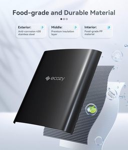 Ecozy US Stock portátil negro de acero inoxidable encimera máquina para hacer hielo <span class=keywords><strong>Mini</strong></span> 6 minutos 9 cubos máquina de hielo autolimpiante - Product Image 6