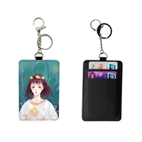 Porte-cartes Articles de sublimation, Porte-cartes en cuir PU personnalisé
