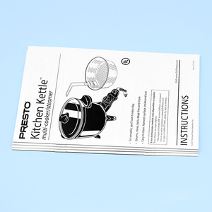 Wholesale <b>Paper</b> User Manual for Printing Small Household Appliance User Manual for Household Appliance Packaging - Product Image 5