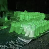 Leuchtende Steine Lumineszierende Kieselsteine SrAl2O4 Strontium-Aluminat für Dekorative Bodenbeläge Langlebig Großhandel Export