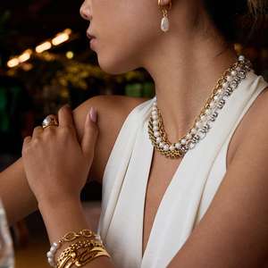 Collana Retrò Bohémien con Catena in Acciaio Inossidabile, Design Originale, Gioiello Natalizio - Product Image 4