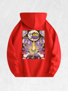 Felpa con cappuccio Psychedelic <span class=keywords><strong>Rock</strong></span> <span class=keywords><strong>Band</strong></span> 100% cotone Magazzino USA 7 colori - Product Image 6