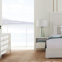 Table de chevet moderne européenne en MDF blanc, finition en bois massif et acier inoxydable miroir, haute qualité, pour chambre à coucher, modèle Muxingfang 213 #