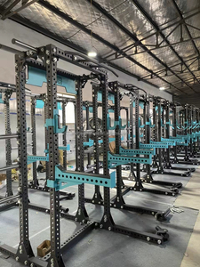 Máquina de entrenamiento de fuerza, rack de potencia de alta resistencia, equipo de fitness comercial, rack de sentadillas medio, para gimnasio, con altos estándares de fitness, rack de sentadillas multifunción. - Product Image 3