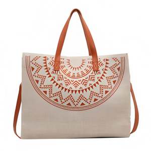 Vente en gros dames grande capacité sac à main nouveau tout-en-un Version coréenne unique sac à bandoulière bandoulière toile fourre-tout sac à provisions - Product Image 1