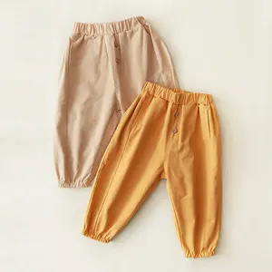 Pantalones De Bebe 100% Cotton Kid Clothes Girls Harem Pants Trousers Baby Harem Pants Boys Pants&Trousers