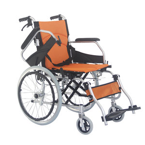 Silla de ruedas manual de aluminio portátil ligera plegable para Disbled - Product Image 4