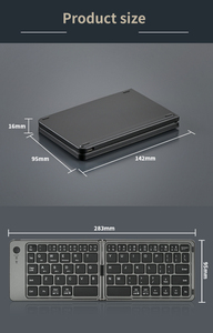 <span class=keywords><strong>Tastiera</strong></span> Wireless Ricaricabile Compatta e Pieghevole, Tastiere da Viaggio Tascabili per iPad, <span class=keywords><strong>iPhone</strong></span>, Smartphone, Tablet e Laptop - Product Image 6