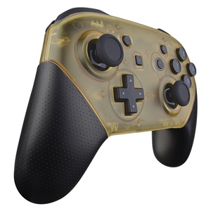 EXtremeRate Clear Faceplate and Backplate Shell for <b>Nintendo</b> <b>Switch</b> Pro Controller - DIY Replacement Top&Bottom Housing Case - Product Image 3