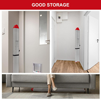 Échelle pliable en aluminium léger Portable à 6 marches capacité de 330 LBS pédale antidérapante cadre pliable Design moderne outil de maison