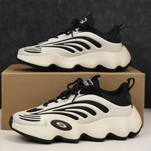 New fashion brand men's sneakers running shoes breathable lace up sports casual shoes for men