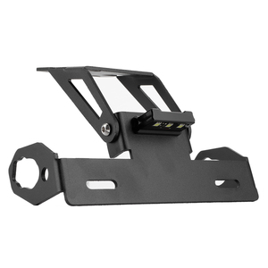 Support de plaque d'immatriculation avec éclairage LED blanc 5050 pour éliminer le garde-boue arrière, compatible <span class=keywords><strong>Kawasaki</strong></span> Z <span class=keywords><strong>650</strong></span>/Ninja <span class=keywords><strong>650</strong></span> 2017-2020 - Product Image 3