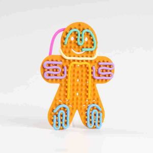 ของเล่นเสริมพัฒนาการเด็ก ชุดคริสต์มาส รูปคนขนมปังขิง ทำจากซิลิโคน ช่วยผ่อนคลายความเครียด - Product Image 4