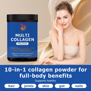 Customized Multi Collagen Peptides <b>Protein</b> Powder with Vitamin C 2 billion CFU Probiotics Supports Healthy Hair Joints Skin Gut - Product Image 3