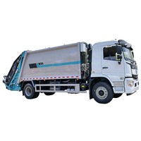 Camion compacteur de déchets Shacman 4x2 avec deux bacs à ordures