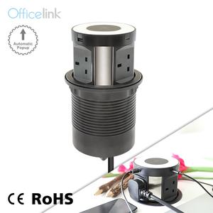 Prise escamotable avec chargeur USB Type C et chargeur sans fil - Product Image 1