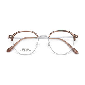 Montura de Gafas Ovaladas Danyang 9510, Montura Completa, Lentes Acrílicas, Diseño Cómodo Unisex con Almohadillas Nasales de Silicona - Product Image 4