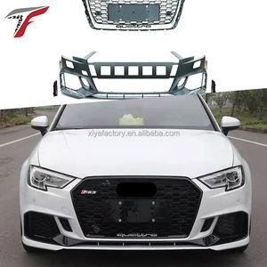 Parachoques delantero modificado a estilo <span class=keywords><strong>RS3</strong></span> con rejilla PP Material 2017-2019 Kit de carrocería de coche para <span class=keywords><strong>Audi</strong></span> A3 - Product Image 1