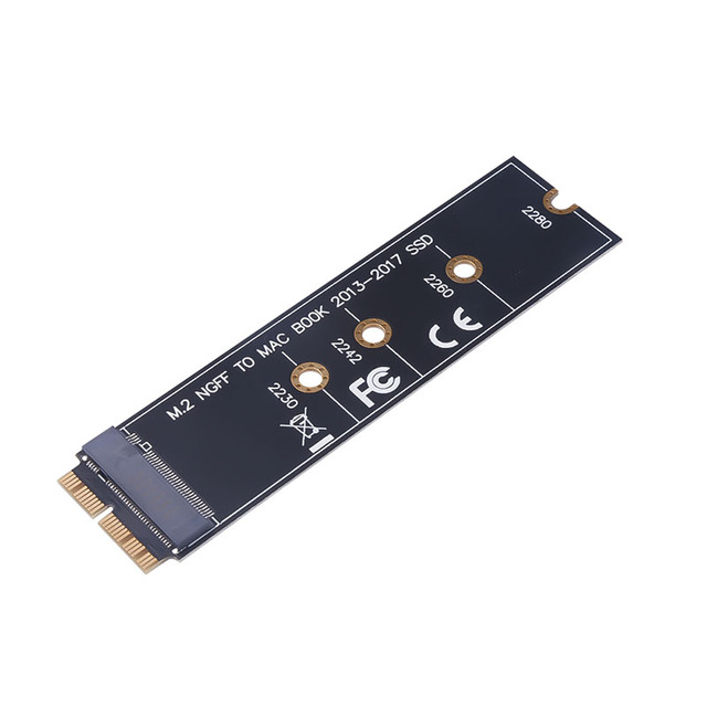 M.2 NVME SSD Convert Adapter Card for MacBook Air Pro Retina 2013-2017 NVME/AHCI SSD Upgraded Kit for A1465 A1466 A1398 A1502 M2