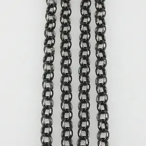 CH-CCB0044 New design hip hop rosary chain, fashion chain for jewelry making,gunmetal wholesale handmade diy necklace component