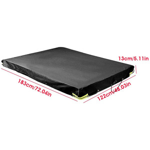 Cargo <b>Cover</b> 183x122x13cm Flat Waterproof For <b>Trailer</b> Truck Cargo Protection - Product Image 2
