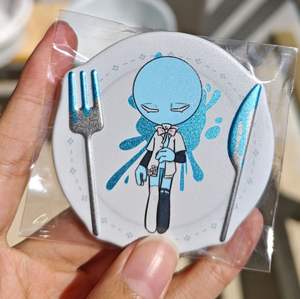 Yeni rozet Anime karakter pimleri yemek tabağı Flip rozetleri 3D merceksi Anime hareket pimleri düğme rozetleri teneke - Product Image 4