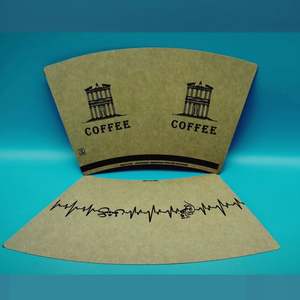 Waterproof Offset <b>Printing</b> <b>Paper</b> Cup Fan with PE Coated <b>Paper</b> Raw Material <b>Paper</b> Coffee Cups - Product Image 2