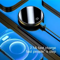 Chargeur portable 20000mAh avec câbles intégrés, mini batterie externe de poche, batterie USB C rapide compatible avec IPhone,Android