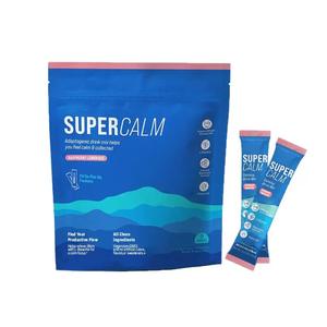 Ashwagandha vitamina D3 magnesio L-teanina calmante bevanda Mix 20 porzioni pacchetti di viaggio supporta il sonno equilibrio cortisolo - Product Image 2