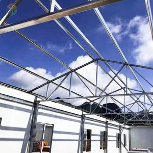 Casa de contenedores de oficina de acero portátil de 2 pisos Embalaje plano del fabricante Panel sándwich tipo T Apartamentos laborales - Product Image 3