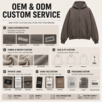 Sweat à capuche zippé 400 GSM en molleton épais, coupe 3D, style streetwear américain, cardigan entièrement zippé pour homme, marque privée, vente en gros