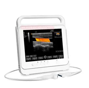 Mais leve mão portátil touch screen cor doppler ultra-sônico scanner sistema ultra-som sonar transdutores CU06