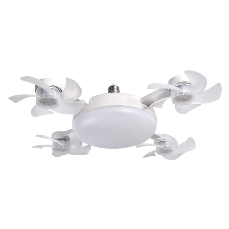 COYOLED New Drone - Shaped Fan Lamp Socket Fan Light with Remote Control Ceiling Fan with Light E27 Ceiling Drone Light for Home
