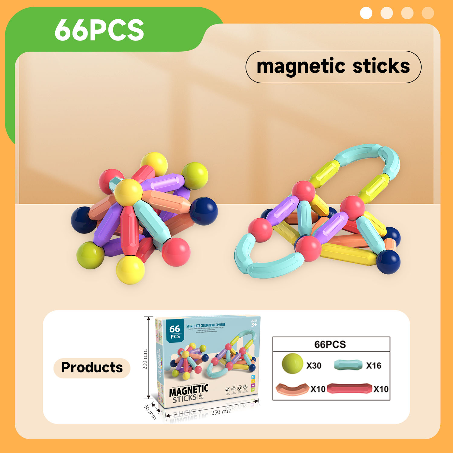 Comme image montrée