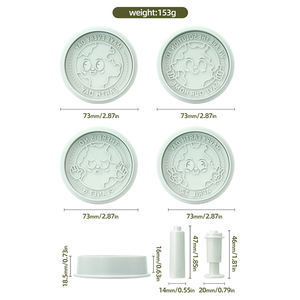 Vente chaude décomposé découpe Biscuit moule Protection terre série 3D Simulation gâteau moule ménage cuisson outils pâtisserie - Product Image 6