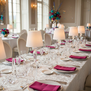 Không dây đèn bàn cho đám cưới tổ chức sự kiện pha lê cơ sở vải đèn Bìa tùy chỉnh pin có thể sạc lại cảm ứng LED bảng đèn - Product Image 6