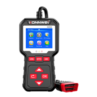 Escáner de Automóviles OBDII KONNWEI KW320, Herramienta de Diagnóstico Profesional, Lector de Códigos Automotrices, Pantalla TFT de 2.8 Pulgadas, 12V RTOS