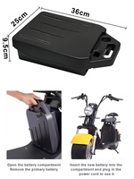 Pack de batteries lithium-ion personnalisé 60V 20Ah, batteries haute capacité pour véhicule électrique, scooter, moto 60V 20Ah