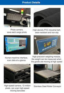 광산업 벨트 컨베이어 DWS를 위한 소량 소포 전자상거래 물류용 하이 퀄리티 경제적 DWS 스케일 스캐너 - Product Image 5