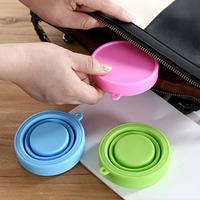 Gobelet pliable en silicone sans BPA, durable, portable, pour le sport et les voyages, réutilisable, compatible micro-ondes et lave-vaisselle, avec logo, vente en gros